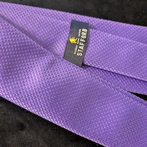 Stafford Purple Textured Tie